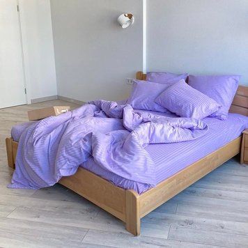 Постільна білизна Stripe Sateen stripe lila 1.5 фото