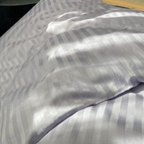Постільна білизна Stripe Sateen stripe gray 1.5 фото
