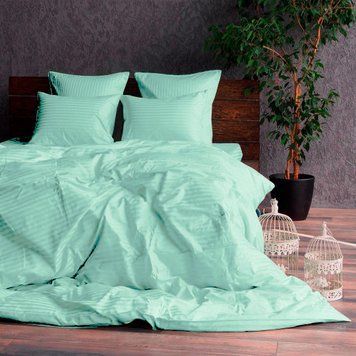 Постільна білизна Stripe Sateen stripe mint 1.5 фото